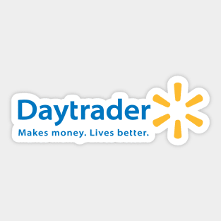 Daytrader | Walmart mockup Sticker